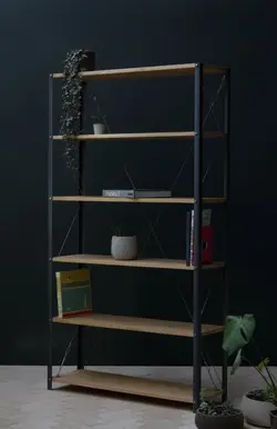 دیوایدر دکوراتیو چوب و فلز کد 8633 - فروشگاه اینترنتی صنایع چوبی چیرشاپ | فروشگاه میز و صندلی چیرشاپ