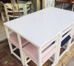 میز و صندلی غذا خوری کمجا 6 نفره درجه یک کد 8784