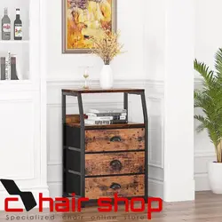 دراور طرح چدید چوب و فلز کد 9913 - فروشگاه اینترنتی صنایع چوبی چیرشاپ | فروشگاه میز و صندلی چیرشاپ