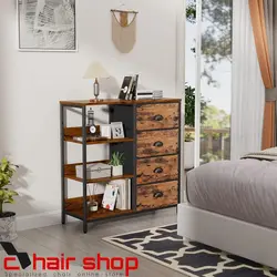 دراور ویترینی چوب و فلز کد 9883 - فروشگاه اینترنتی صنایع چوبی چیرشاپ | فروشگاه میز و صندلی چیرشاپ
