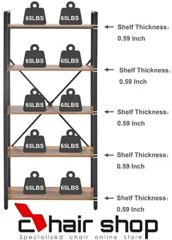 کتابخانه و استند ویترنین چوب و فلز کد 9844 - فروشگاه اینترنتی صنایع چوبی چیرشاپ | فروشگاه میز و صندلی چیرشاپ