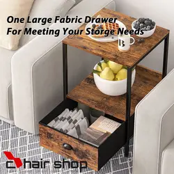 میز عسلی چوب و فلز کد 9894 - فروشگاه اینترنتی صنایع چوبی چیرشاپ | فروشگاه میز و صندلی چیرشاپ