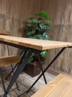 میز و صندلی دو نفره ترموود کد 10027