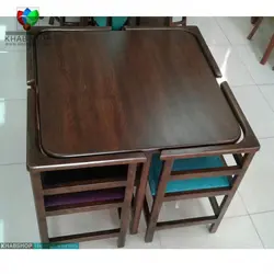 میز و صندلی کمجا 4 نفره طرح جدید کد 6348 درجه یک