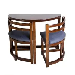 میز و صندلی کمجا با چوب 2 نفره  کد 7712 درجه یک