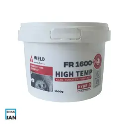 چسب نسوز کوره 1600 درجه کیفیت بالا برند WELD FR1600+ - مرکز خرید چسب