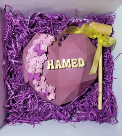 باکس قلب سورپرایز بنفش