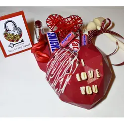 باکس شکلات قلب سورپرایز