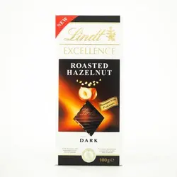 شکلات تلخ لینت مدل اکسلنس با طعم فندوق