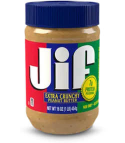 کره بادام زمینی کرانچی جیف (jif) 454 گرمی