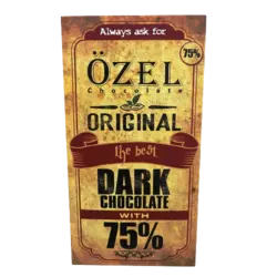 شکلات تبلت تلخ اوزل 75درصد