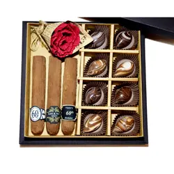 باکس شکلات دست ساز مرمر