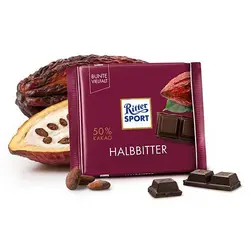 شکلات دارک ریتر اسپرت Ritter Sport Halbbitter