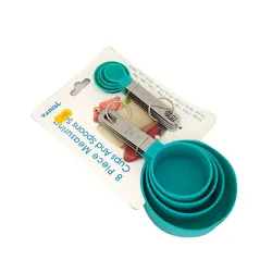 پیمانه پلاستیکی دسته استیل - لوازم قنادی شکلات