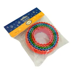 کاتر سری 2طرفه گردپلاستیکی - لوازم قنادی شکلات