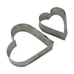 کاتر قلب 2عددی - لوازم قنادی شکلات