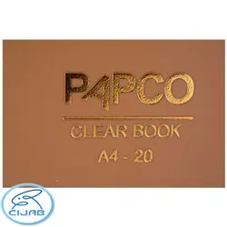 کلیربوک ۲۰ برگ پاپکو سایز A4