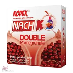 کاندوم تنگ کننده واژن کدکس مدل انار دوبل (Double Pomegranate) بسته 3 عددی