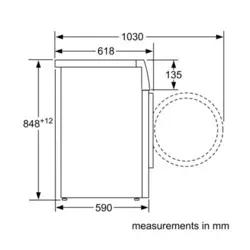 ماشین لباسشویی بوش مدل WAJ20180GC