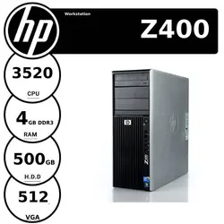 قیمت فروش کیس ایستگاه کاری HP Workstation Z400 دست دوم استوک-مخصوص طراحی وفتوشاپ