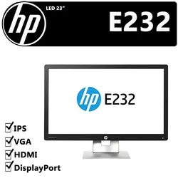 قیمت فروش مانیتور 23 اینچ دست دوم HP مدل E232  | مانیتور دست دوم استوک