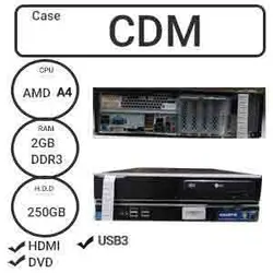 مینی کیس دست دوم استوک CDM با قابلیت نصب در کیس معمولی A4/2/250 ) DDR3) همراه با ( usb3 & Hdmi & dvd ) - فروشگاه دل اچ پی