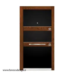 در ضدسرقت روکش چوب کد 2297