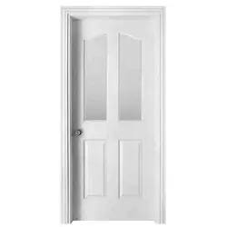 درب HDF ترک چهارقاب ابرویی نیم ویترین کد 3351