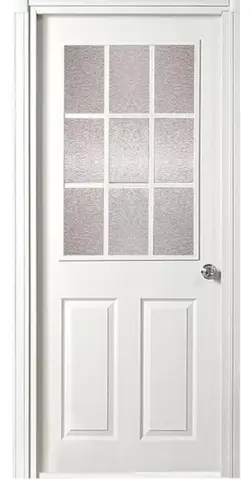 درب HDF ترک قابدار نیم ویترین کد 1143