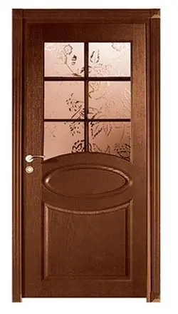 درب HDF سرویس بهداشتی شیشه خور کد 1149