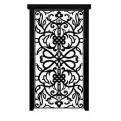 درب آهنی تک لنگه حیاطی مدل 2800