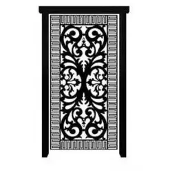 درب آهنی حیاطی کد 3038