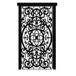 درب آهنی حیاط لیزری کد 3043