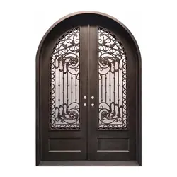 درب آهنی ورودی ساختمان دولنگه هلال کد 3022