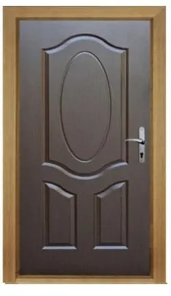 درب اتاق خواب HDF رویه PVC کد 1124 (خام)