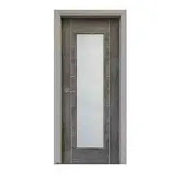 درب تمام چوب داخلی اتاق و شیشه خور کد 3181