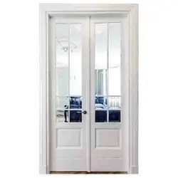 درب چوبی اتاق نشیمن شیشه خور کد 3134