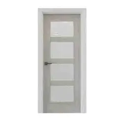 درب چوبی داخلی اتاق و شیشه خور کد 3179