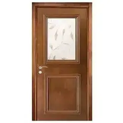 درب چوبی داخلی شیشه خور کد 3132