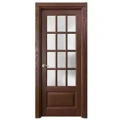 درب چوبی ویترینی اتاق نشیمن شیشه خور کد 3119