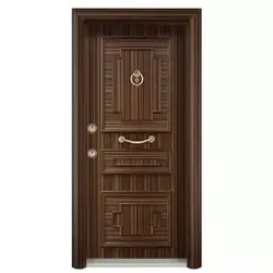 درب چوبی ضد سرقت برجسته کد 2446