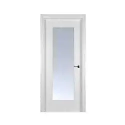 درب داخلی چوبی شیشه خور کد 3198