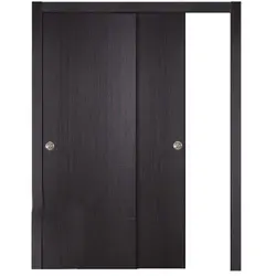 درب ریلی کمد دیواری mdf با رویه pvc کد 1322