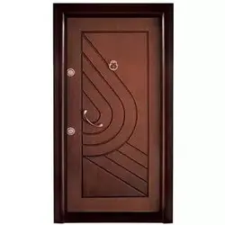 درب ضد سرقت ایرانی روکش چوب کد 2568