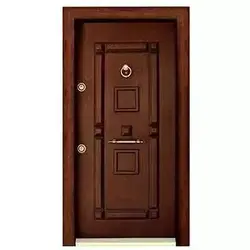 درب ضد سرقت برجسته روکش راش کد 2561