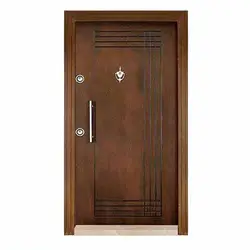 درب ضد سرقت روکش چوب cnc کد 2580