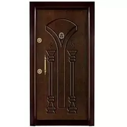 درب ضد سرقت طرح ترک روکش چوب کد 2567