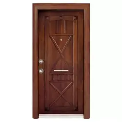 درب ضدسرقت ایرانی روکش چوب کد 2436