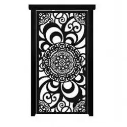 درب فلزی حیاط مدل 2806