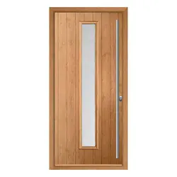 درب کلاسیک شیشه خور طرح انگلیسی کد 1551